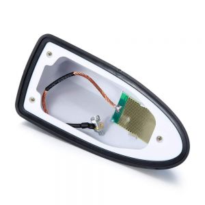 Antenna, Shark Fin Antenna Roof Aerial Base AM FM Radio Signal - white